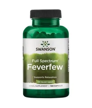 Feverfew 380mg. / 100 Caps