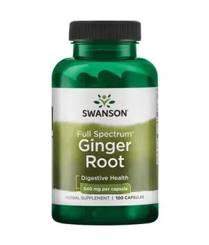 Ginger Root 540mg. / 100 Caps