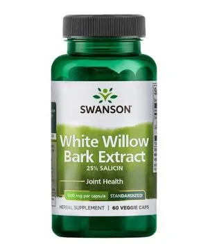 Maximum Strength White Willow Bark 500mg. / 60 Vcaps
