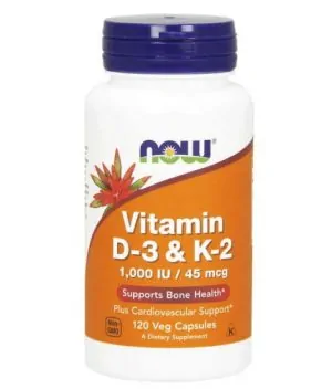 Vitamin D-3 1000 IU & K2 45mcg / 120 Vcaps