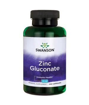 Zinc Gluconate 50mg. / 250 Caps
