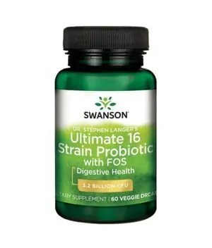 Dr. Stephen Langer's Ultimate 16 Strain Probiotic with FOS 3.2 Billion CFU / 60 Vcaps