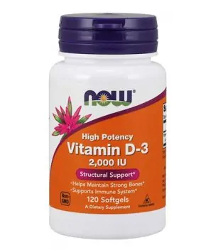 Vitamin D-3 / 2000 IU / 120 Softgels