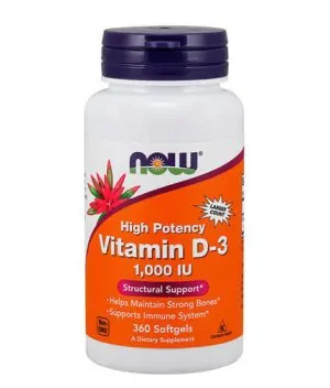 Vitamin D-3 / 1000 IU / 360 Softgels