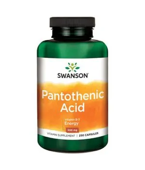Pantothenic Acid 500mg. / 250 Caps.