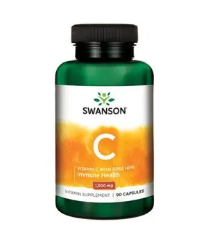 Vitamin C with Rose Hips 1000mg. / 90 Caps