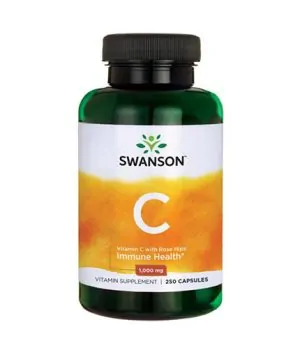 Vitamin C with Rose Hips 1000mg. / 250 Caps