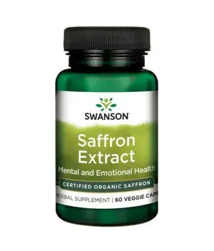 Saffron Extract - Certified Organic Saffron 30mg. / 60 Vcaps