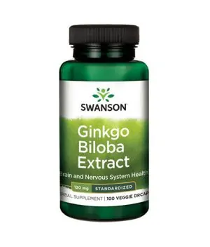 Ginkgo Biloba Extract - Standardized 120mg. / 100 Vcaps