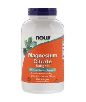 Magnesium Citrate / 180 Softgels