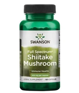 Full Spectrum Shiitake Mushroom 500 mg / 60 Caps