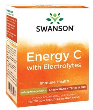 Energy C with Electrolytes - Orange Flavor / 30 Pkts