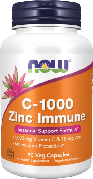 C-1000 Zinc Immune | Vitamin C + Zinc Bisglycinate