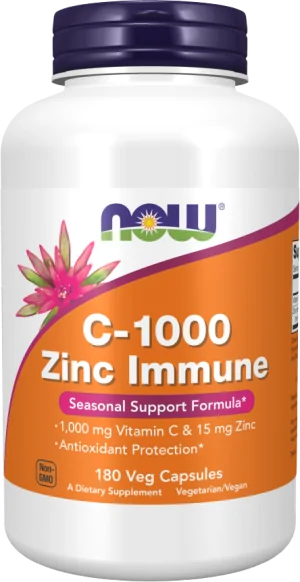 C-1000 Zinc Immune | Vitamin C + Zinc Bisglycinate