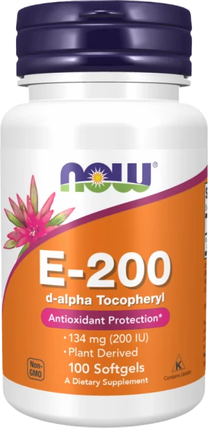 Vitamin E-200 IU D-Alpha Tocopherols