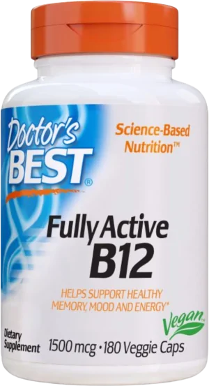 BEST Fully Active B12 / Methylcobalamin 1500 mcg