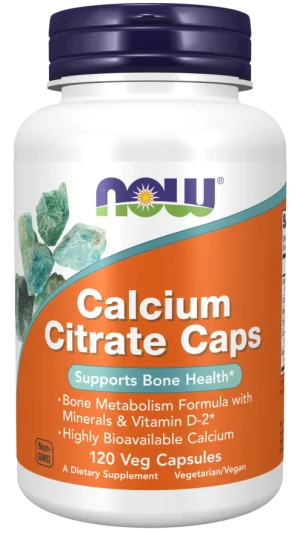 Calcium Citrate Caps | + Magnesium, Vitamin D, Zinc, Copper, Manganese