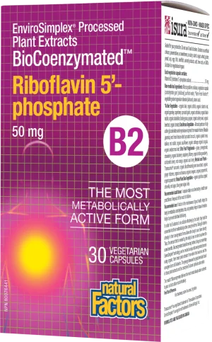 BioCoenzymated Riboflavin 5 Phosphate B2 50 mg