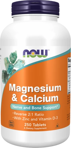 Magnesium & Calcium | with Vitamin D3 & L-OptiZinc