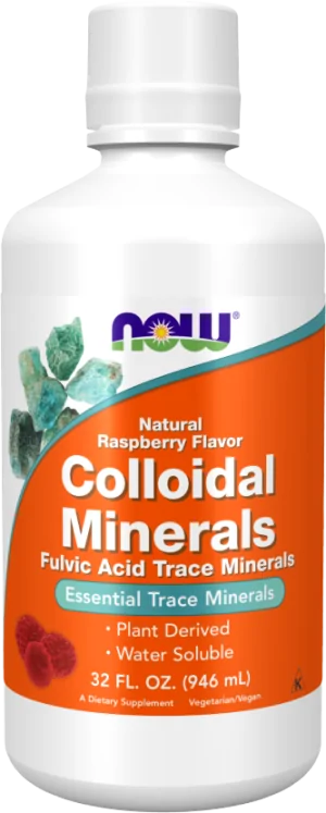 Colloidal Minerals | Fulvic Acid Trace Minerals - Raspberry Flavor