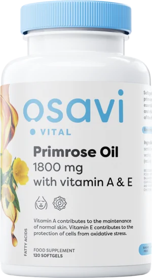 Primrose Oil 1800 mg | with Vitamin A & E