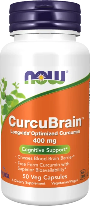 CurcuBrain™ 400 mg | Longvida® Optimized Curcumin