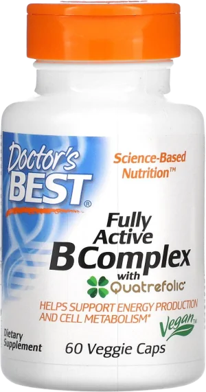 BEST Fully Active B Complex | with Quatrefolic®