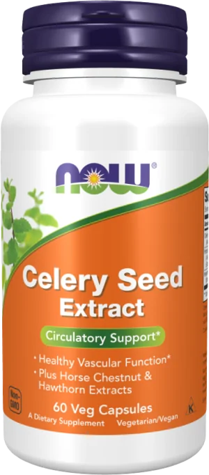 Celery Seed Extract 100 mg | with Horse Chestnut & Hawthorn