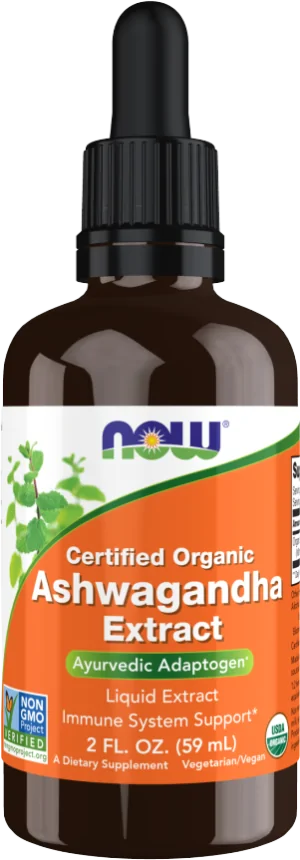 Ashwagandha Extract Liquid | Certified Organic