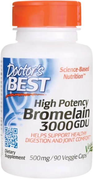 Bromelain 3000 GDU 500 mg | High Potency