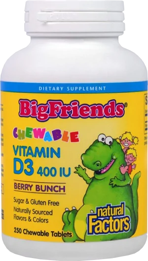 BigFriends Vitamin D3 for Kids 400 IU