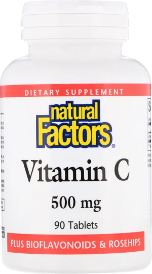 Vitamin C 500 mg + Rose Hips
