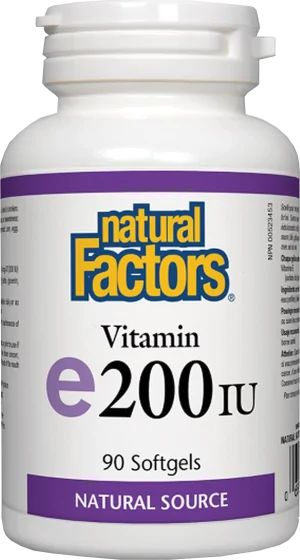 Vitamin E 200 IU Natural Source Tocopherol