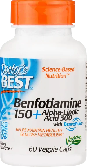 BEST Benfotiamine 150 mg + Alpha Lipoic Acid 300 mg