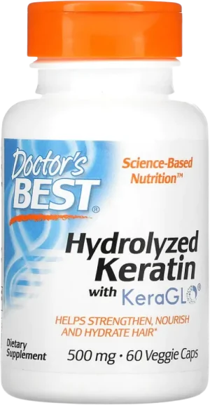 Hydrolyzed Keratin 500 mg | with KeraGLO®