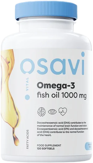 Omega 3 Fish Oil 1000 mg / Lemon Flavor