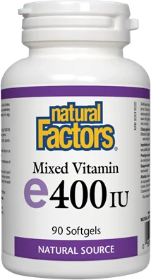 Vitamin E 400 IU · Natural Source 268 mg