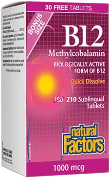 B12 Methylcobalamin 1000 mcg
