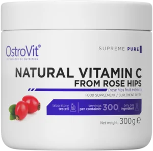 Natural Vitamin C Powder / from Rose Hips