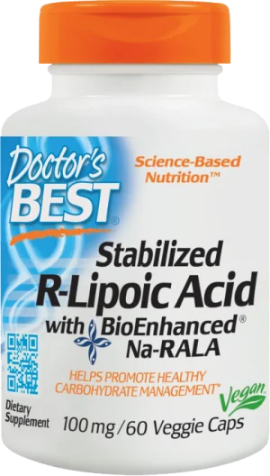 BEST R-Lipoic Acid / Stabilized NA-R-ALA 100 mg