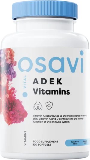 ADEK Vitamins | A + D + E + K | with Quali-D®