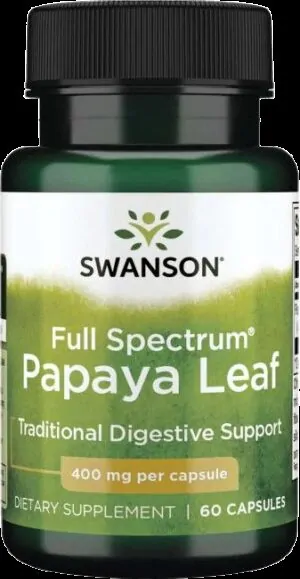 Full Spectrum Papaya Leaf 400 mg