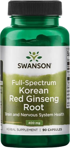 Full Spectrum Korean Red Ginseng Root 400 mg